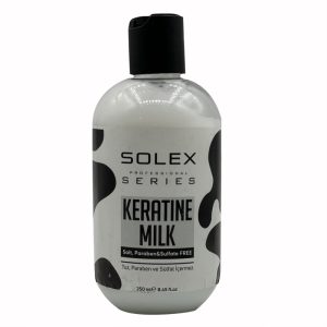 شیر مو کراتینه سولکس (Solex) بدون سولفات مناسب انواع مو حجم 250 میلی لیتر