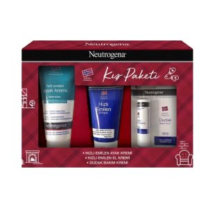 پک 3 عددی مراقبتی بدن نوتروژینا حاوی بالم لب, کرم دست, کرم ترک پا