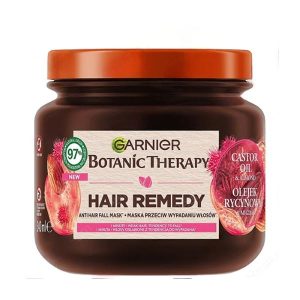 ماسک موی گارنیر مدل بوتانیک تراپی ضد ریزش حاوی روغن کرچک و بادام حجم 340 میلی لیتر